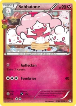 Pokémon-Karte Sabbaione RC20
