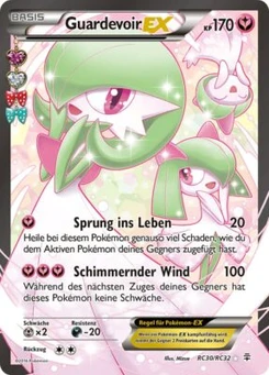 Pokémon-Karte Guardevoir EX RC30