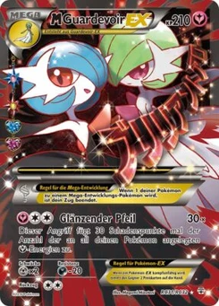 Pokémon-Karte M-Guardevoir EX RC31