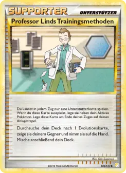 Pokémon-Karte Professor Linds Trainingsmethoden 100/123