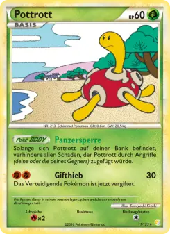 Pokémon-Karte Pottrott 011/123