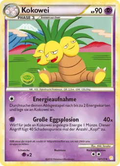 Pokémon-Karte Kokowei 018/123