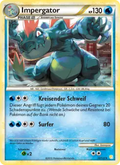 Pokémon-Karte Impergator 020/123