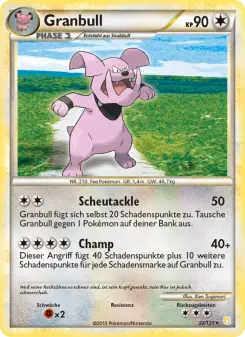 Pokémon-Karte Granbull 022/123