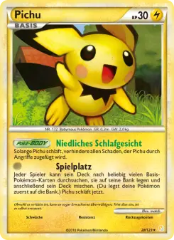 Pokémon-Karte Pichu 028/123