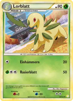Pokémon-Karte Lorblatt 035/123