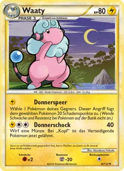 Pokémon-Karte Waaty 042/123