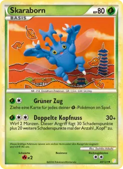 Pokémon-Karte Skaraborn 043/123