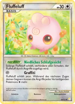 Pokémon-Karte Fluffeluff 044/123