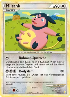 Pokémon-Karte Miltank 047/123