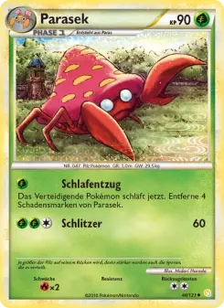 Pokémon-Karte Parasek 048/123