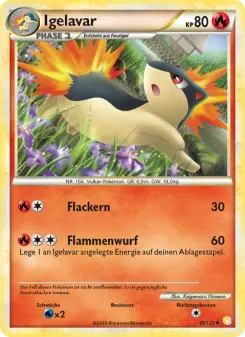 Pokémon-Karte Igelavar 049/123