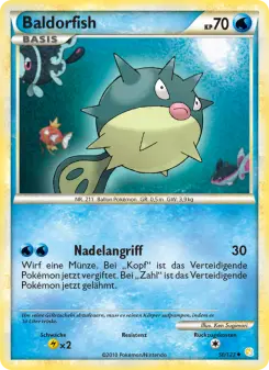 Pokémon-Karte Baldorfish 050/123