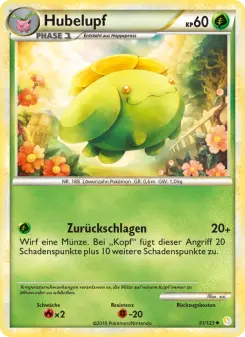 Pokémon-Karte Hubelupf 051/123
