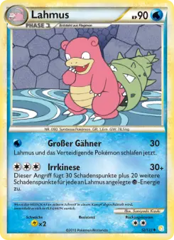 Pokémon-Karte Lahmus 052/123