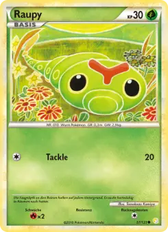 Pokémon-Karte Raupy 057/123