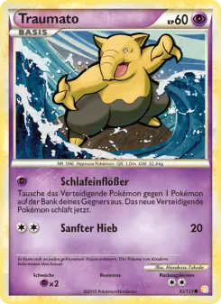Pokémon-Karte Traumato 062/123