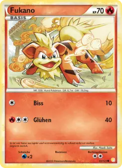 Pokémon-Karte Fukano 065/123