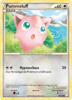 Pokémon-Karte Pummeluff 068/123