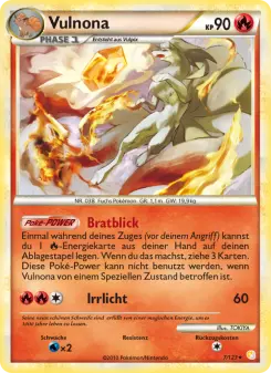 Pokémon-Karte Vulnona 007/123