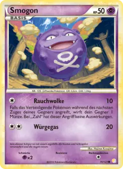 Pokémon-Karte Smogon 070/123