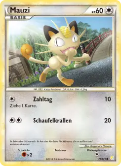 Pokémon-Karte Mauzi 075/123