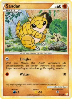 Pokémon-Karte Sandan 079/123