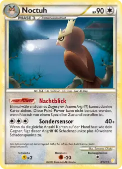 Pokémon-Karte Noctuh 008/123