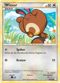Pokémon-Karte Wiesor 080/123