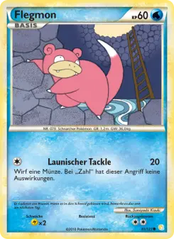Pokémon-Karte Flegmon 081/123