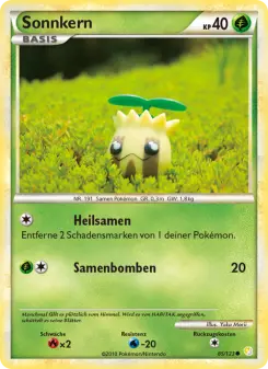 Pokémon-Karte Sonnkern 085/123