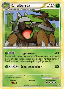 Pokémon-Karte Chelterrar 010/095