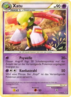Pokémon-Karte Xatu 011/095