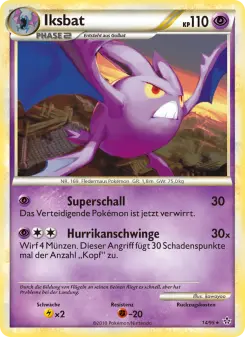 Pokémon-Karte Iksbat 014/095