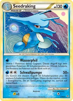 Pokémon-Karte Seedraking 017/095