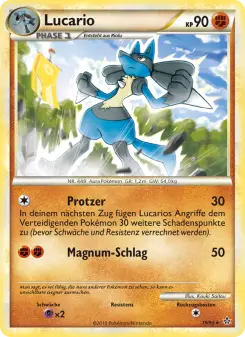 Pokémon-Karte Lucario 019/095