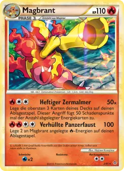Pokémon-Karte Magbrant 002/095