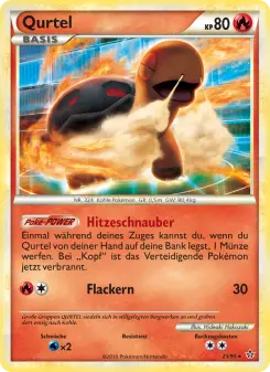 Pokémon-Karte Qurtel 025/095