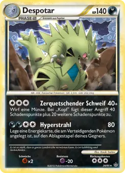 Pokémon-Karte Despotar 026/095