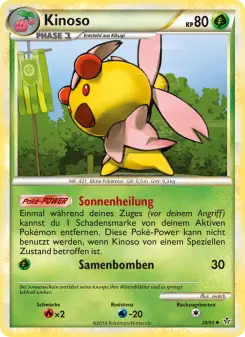 Pokémon-Karte Kinoso 028/095