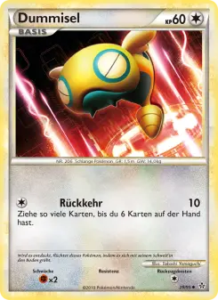 Pokémon-Karte Dummisel 029/095