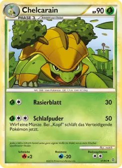 Pokémon-Karte Chelcarain 031/095