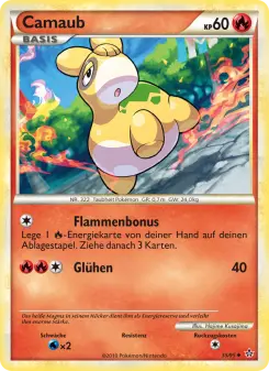 Pokémon-Karte Camaub 035/095