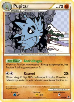 Pokémon-Karte Pupitar 038/095