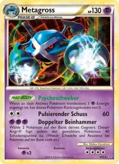 Pokémon-Karte Metagross 004/095