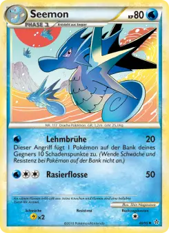 Pokémon-Karte Seemon 040/095