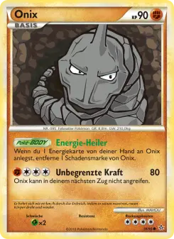 Pokémon-Karte Onix 056/095