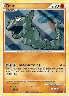 Pokémon-Karte Onix 057/095