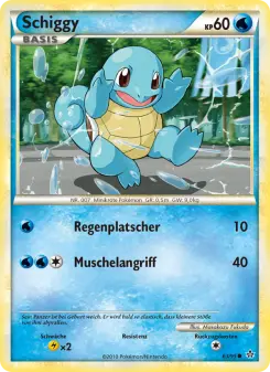 Pokémon-Karte Schiggy 063/095