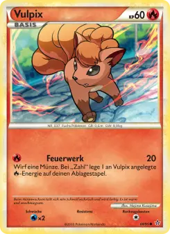 Pokémon-Karte Vulpix 068/095